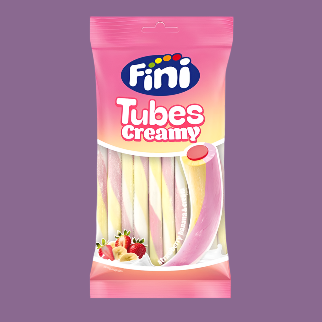 Fini tubes Creamy Fraise Banane (80g)