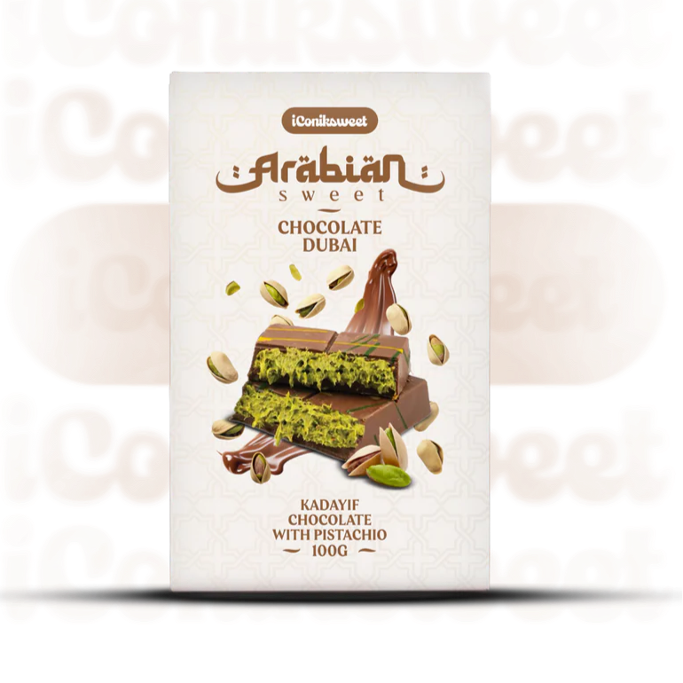 The original Dubai Kadayif Chocolate and Pistachio (NEW) / 200g