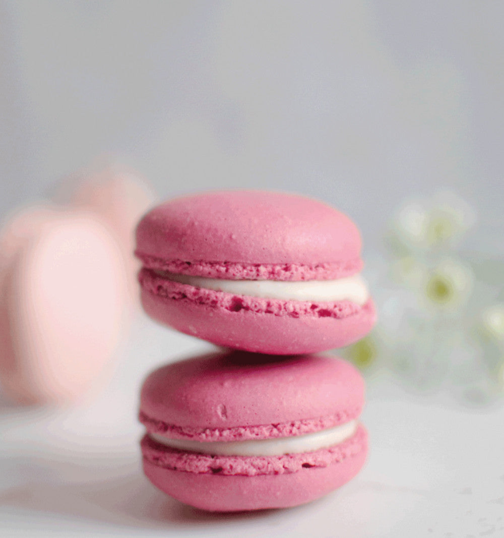 Macaron Pistacchio Strawberry / 42g (boîte de 3 pièces)