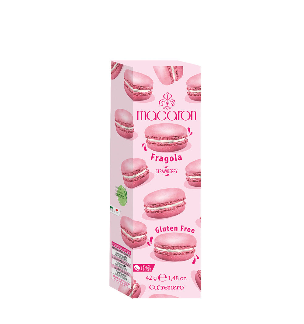 Macaron Pistacchio Strawberry / 42g (boîte de 3 pièces)