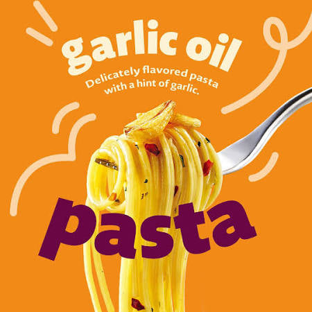 Tangle Pasta Garlic Oil / pâtes à l’huile et à l’ail ( 100g)