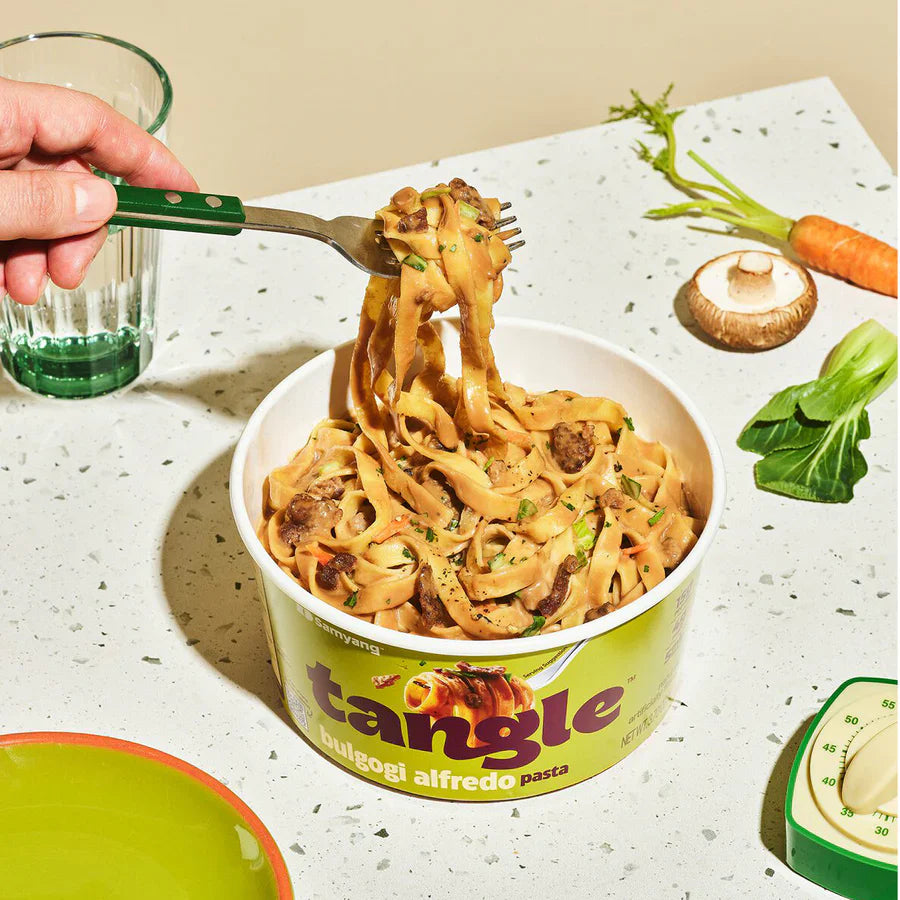 Tangle Pasta Creamy Bulgogi / Pâtes crème et bœuf Halal