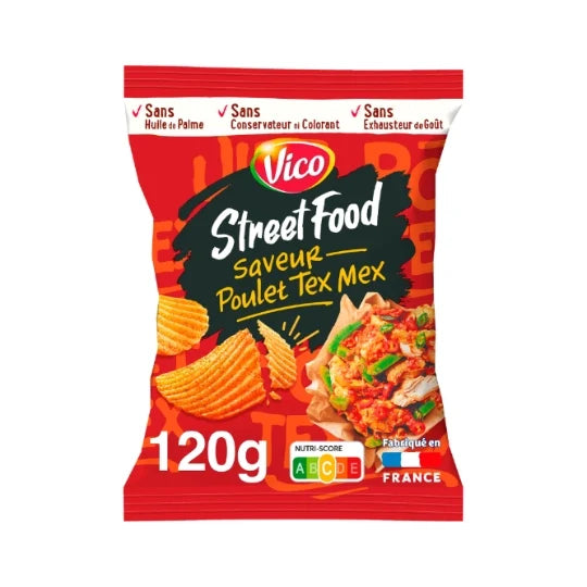 Chips Street Food Poulet Tex Mex VICO / 120g